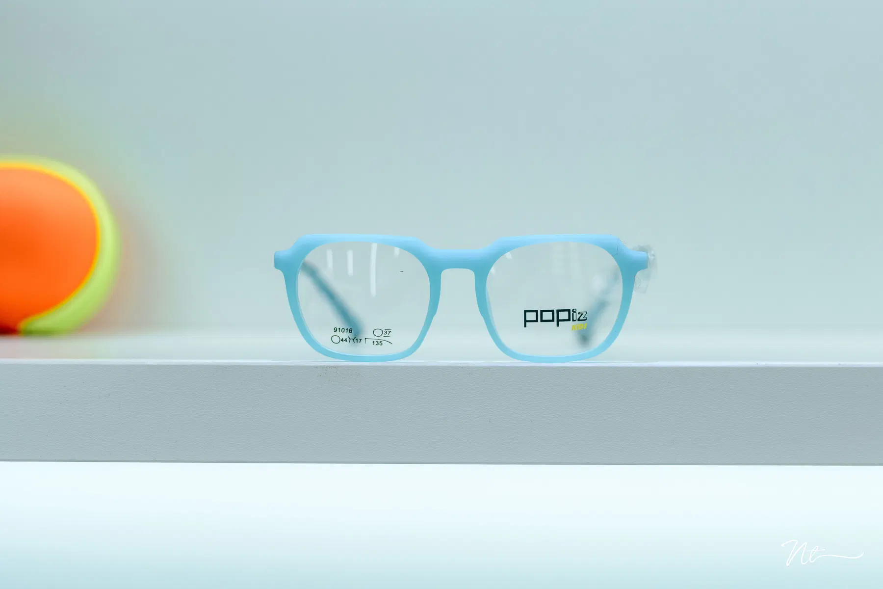Monture de lunettes bleue