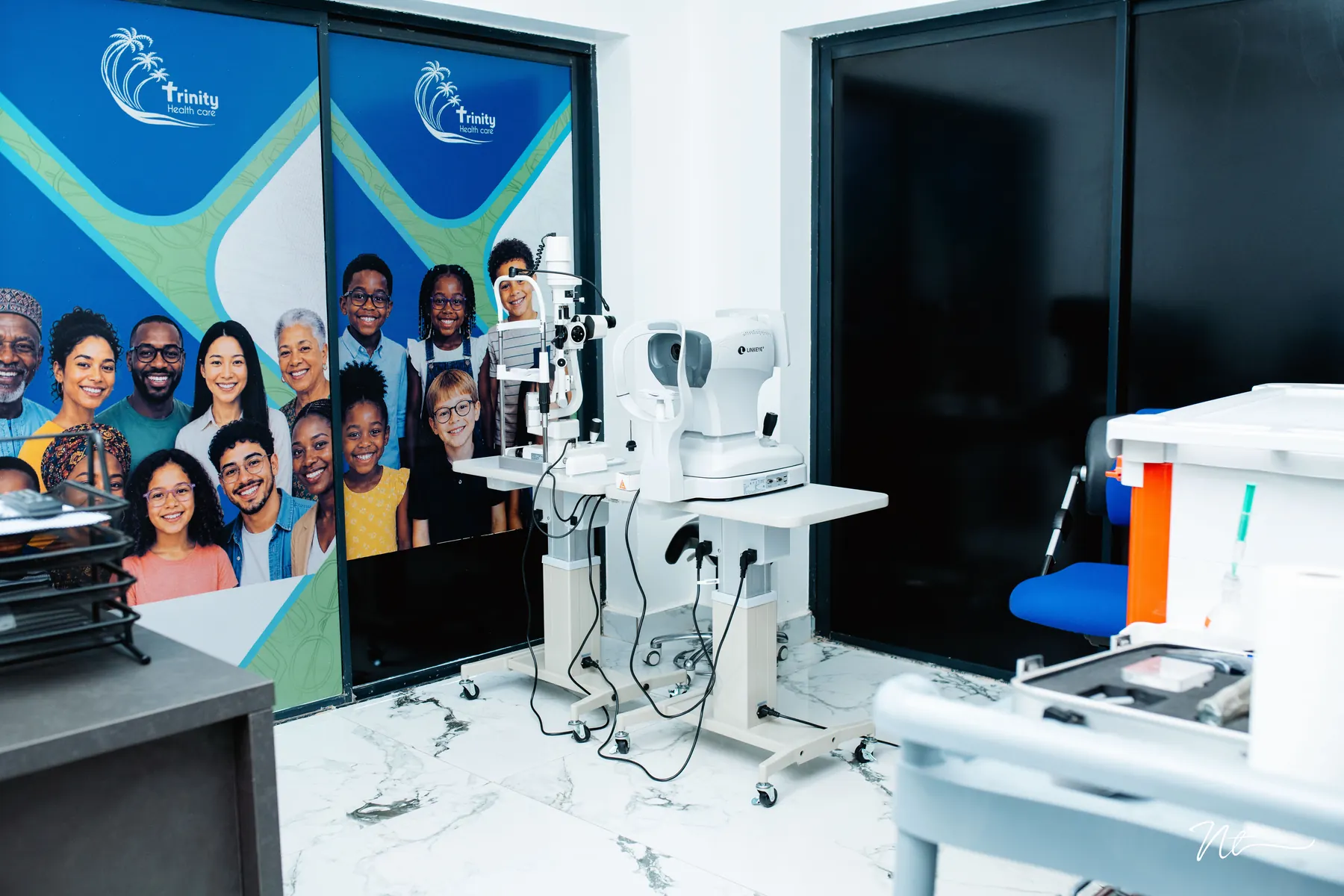 Espace d’examens ophtalmologiques
